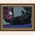 Набор для вышивания бисером MAGIK CRAFT "Ночной кот"
